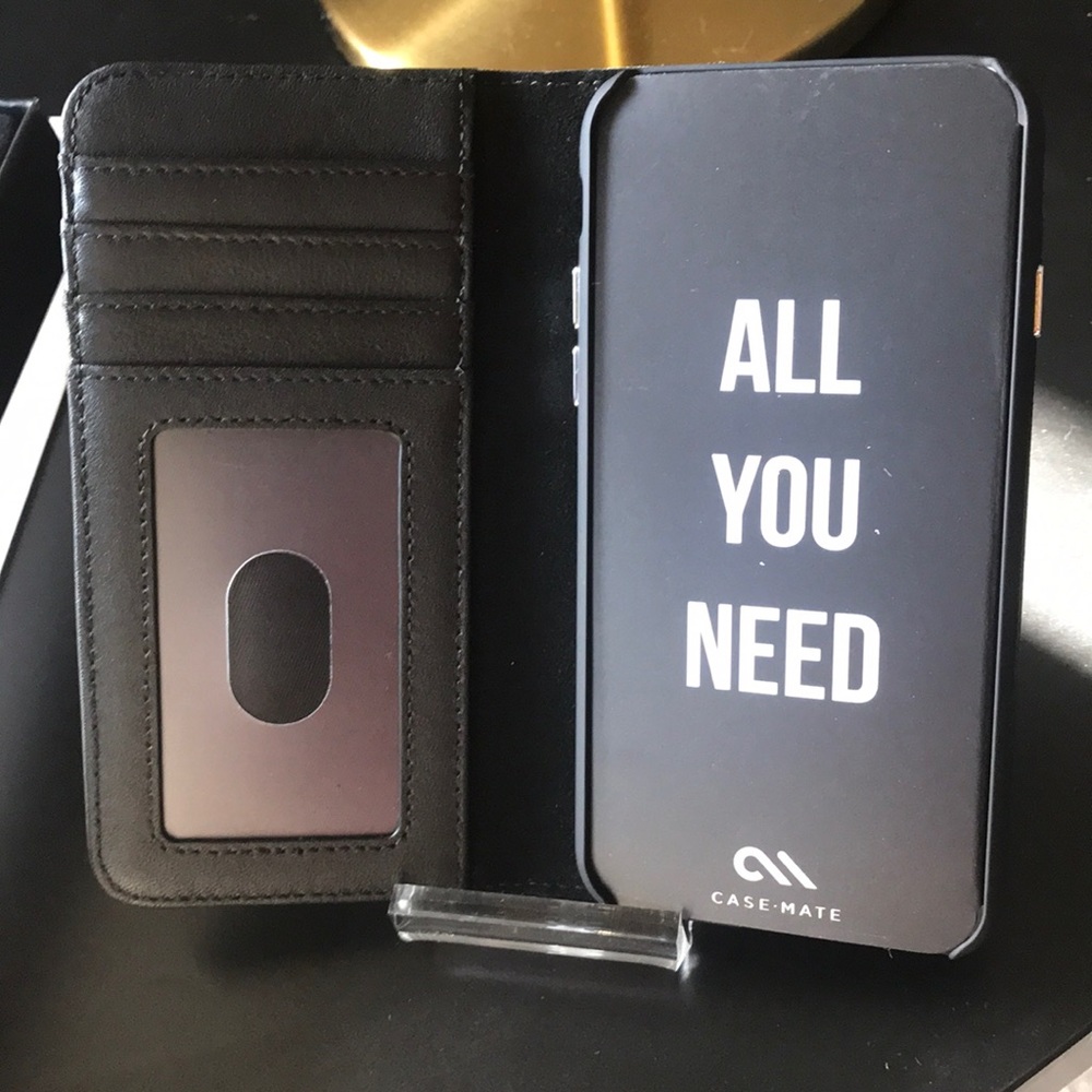 Men’s iPhone 6/7 leather wallet case!